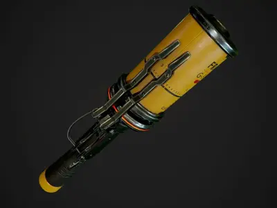 Frag Grenade Low-poly 3D model get