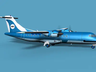 ATR  ATR-42-500 Amakusa Airlines 3D model