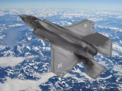 F35 plane 3D model