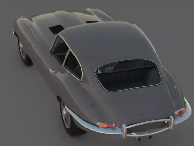 1963 Jaguar E-Type XK-E Series 3D Model   3D model