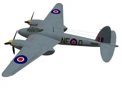 de Havilland DH98 Mosquito MkVI 3D model