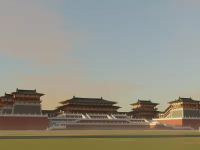 Tang Dynasty Palace Complex 3D model
