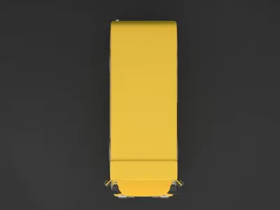 Cartoon Bus 3D Model 3D model