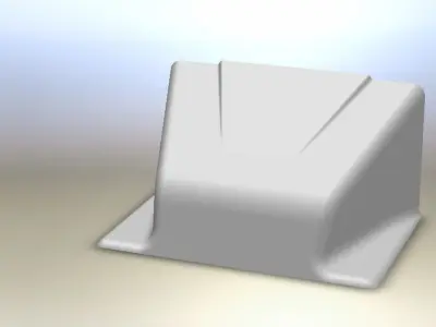 Spoiler for Truck 3D model