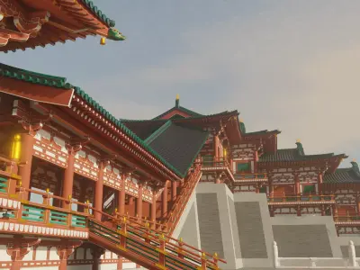 Tang Dynasty Palace Complex 3D model