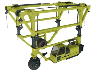 Straddle Carrier Generic 3D model