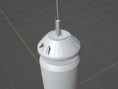 Sci-fi Kitbash Tech - FREE Space Generators - Low-Poly Free low-poly 3D model