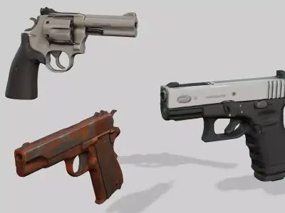 Weapon collection 3D model