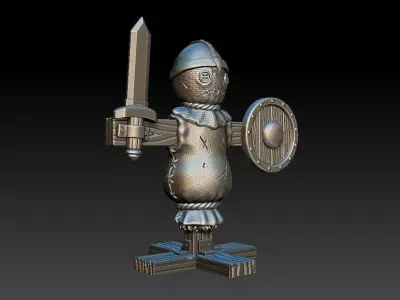 FIGHTING TRAINING DUMMY 3D print model