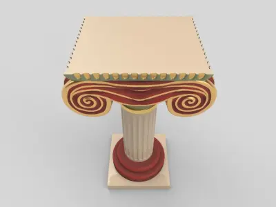 piller 3D model
