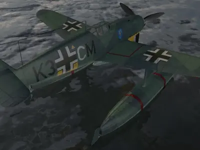 Messerschmitt Bf-109W-1 3D model