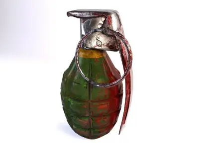 Grenade 3D model 11