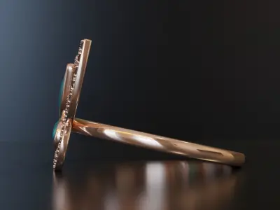 Butterfly Ring 2 3D print model