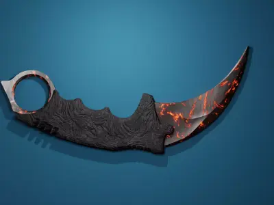 Knife Karambit 3D model