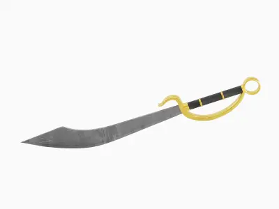 Fantasy Sword Set 3D model