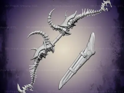 Sylvanas WinDrunner Bow Cosplay World Of Warcraft - STL File 3D print model