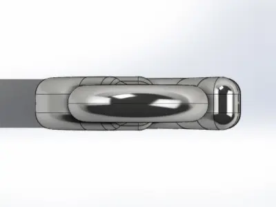 Gancho com Olhal Hook wth Eye 3D model