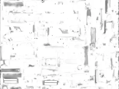 Futuristic Polymer Sniper Rifle 3D Model Tactical Commando Low-poly 3D model