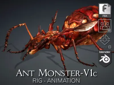 Ant Monster-V1c 3D model