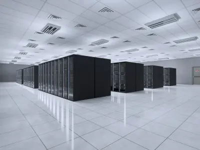 Data Center Server Room 3D model