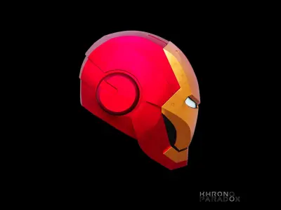 Mk 3 helmet Low-poly 3D model
