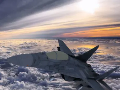 Mikoyan Mig 29 Jet Fighter Aircraft  Low-poly 3D model