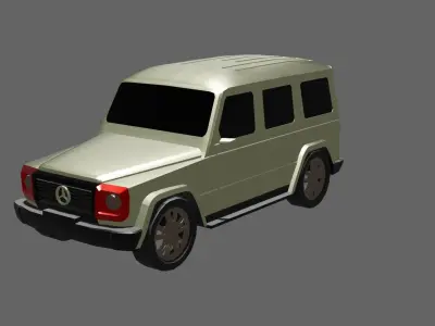 Jeep Wrangler Car Model Free low-poly 3D model