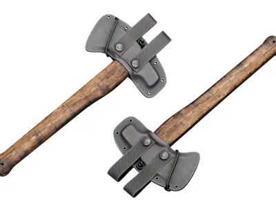 WINKLER KNIVES COMBAT AXE Low-poly 3D model