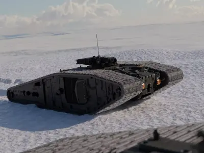Mark IV Arctic Crawler 3D model