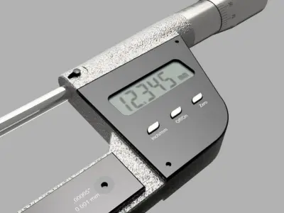 Digital Micrometer 3D model