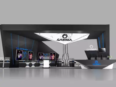 Exhibition - Area - 8X15-3DMAX2009-035 3D model