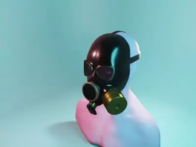 Gasmask Prototype 3D model