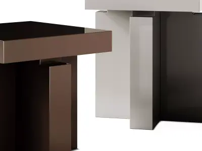  Malta Stool Pewter or Side Table Studioutte 3D model