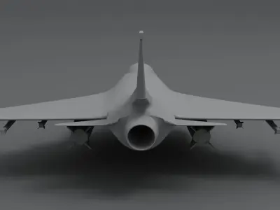 F16 Fighter Plane Free 3D model