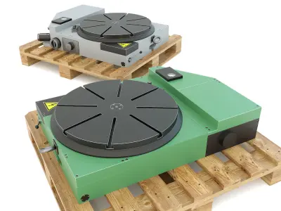 7400-0227 Industrial machine table 3D model