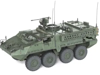 M1130 Stryker CV Low-poly 3D model