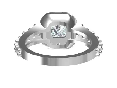 Wedding Ring  3D print model 201