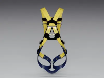 Safety Harness Low-poly 3D model buy