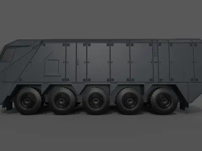 Warfare Vehicle 3D model from CGTrader