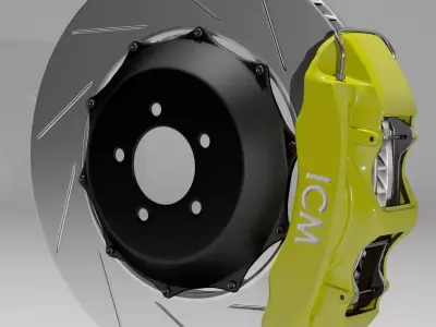 Brake Kit 3D model