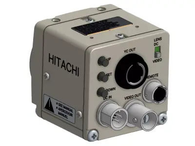 HITACHI KP-D20 3D model