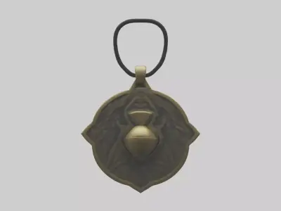 Power Amulet model Low-poly 3D model