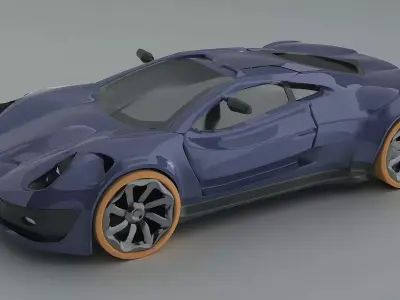 Concept car 2011 Free 3D model