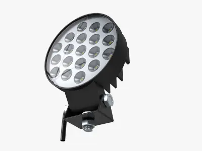 Circular LED Light Bar 3D model