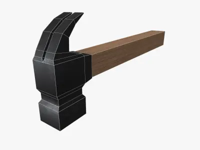 Hammer Pack Low-poly 3D model purchase