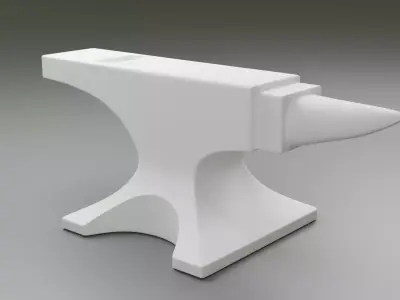 Anvil Free low-poly 3D model