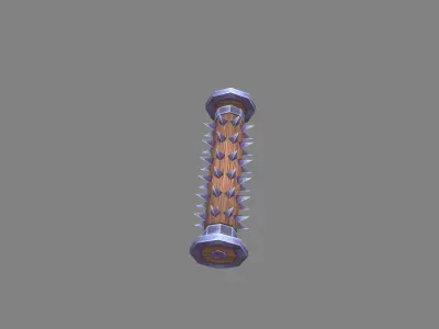 Game Trap  - Rolling Wood Low-poly 3D model