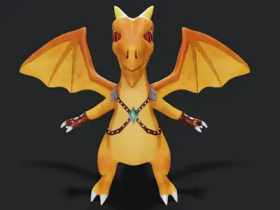 Dragon 3D model 12