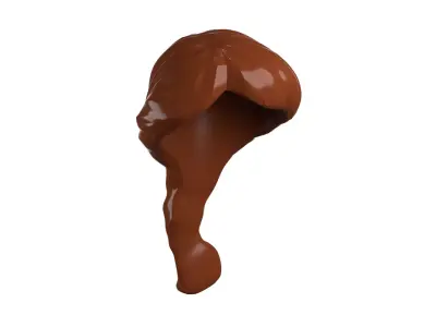 Custom3Dprint Minifigure Accessory - Minifigure Hair S2 - 008 3D print model