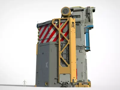 Sci-fi architecture 14 3D model